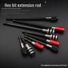 Magnetic Electric Screwdriver Bit Extension Rod with Free Shipping, 6.35mm