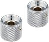 Fender Fender Parts PURE VINTAGE TELECASTER KNURLED KNOBS CHROME '60S