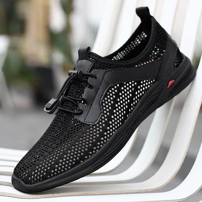 Pantofi Casual de Plasă Respirabili pentru Bărbați de Designer Talpă de Masaj Pantofi de Lucru pentru Navetă Pantofi de Conducere Zilnic pentru Bărbați Decupați