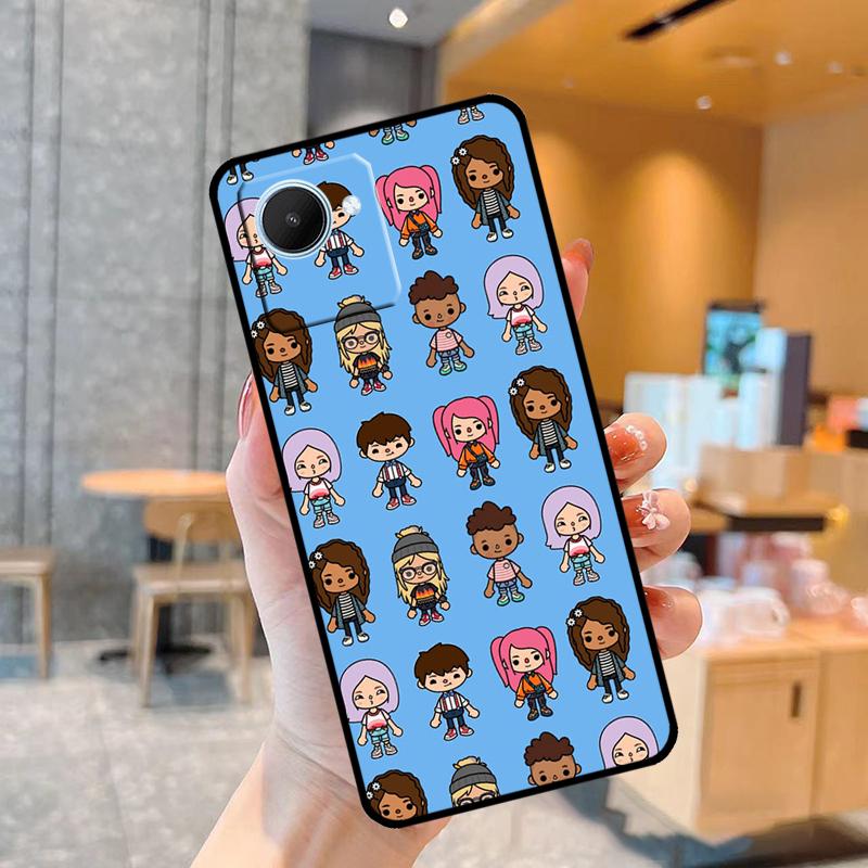 

Чехол Toca Boca Toca Life World для Realme C55 C33 C31 C35 C30 C11 C15 C25s C21Y GT Neo 5 3T 2T 8 9 10 11 Pro Plus Realme 8 4G