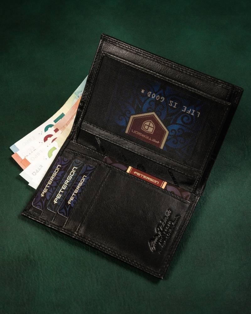 Men's wallet made of natural leather - Peterson