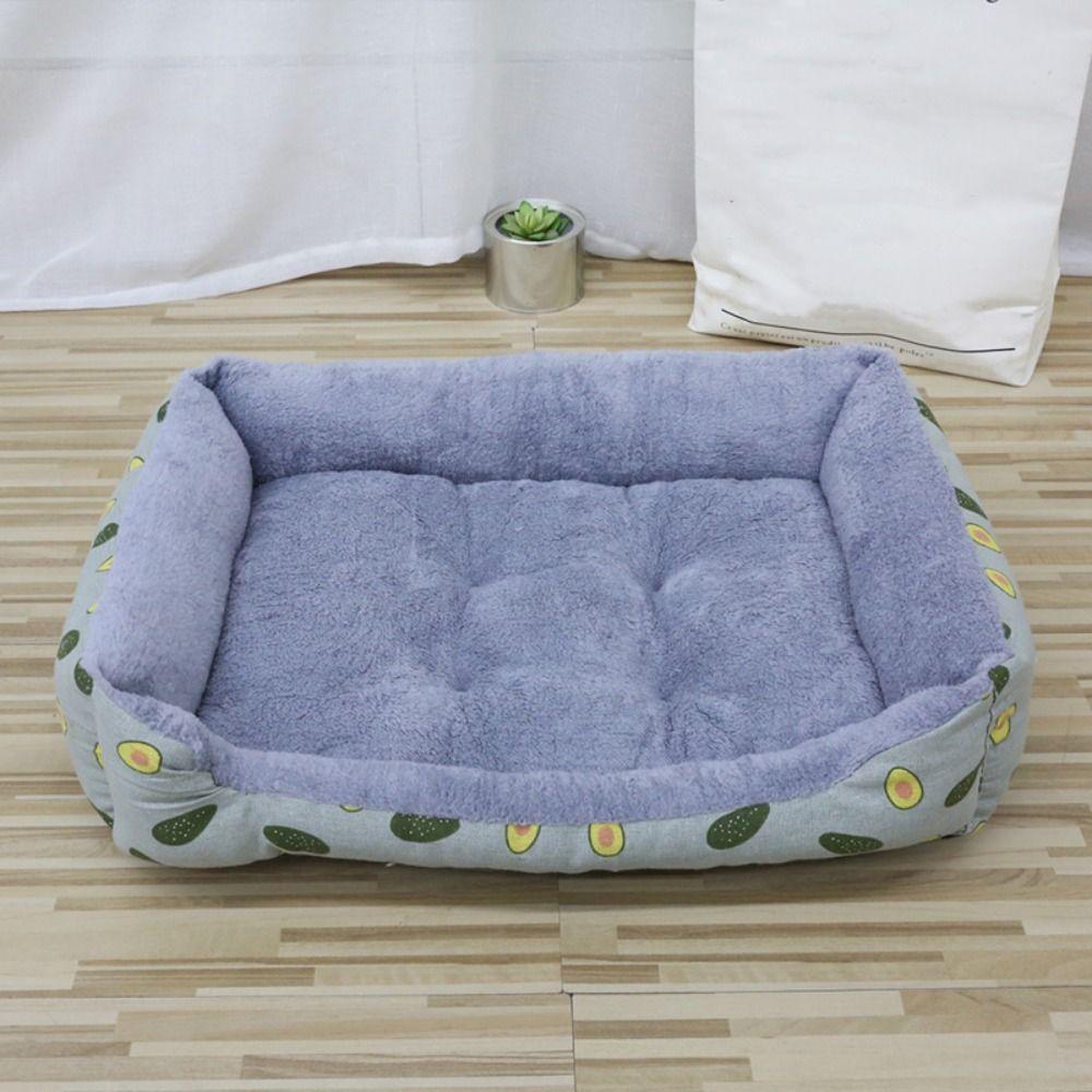 Soft Cat Sleeping Mat Non-slip Pet Sofa Beds Pet Cushion Winter Dog Bed  for Puppy