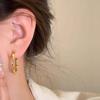 Ear Decor Round Ring Earrings Hook Piercing Ear Jewelry Accessories Circular Earrings Women  Party