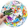 51 Flugzeug Graffiti Aufkleber Personalisierte Cartoon Niedliche Kinder Dekorative Handyhülle Wasserbecher Koffer Aufkleber