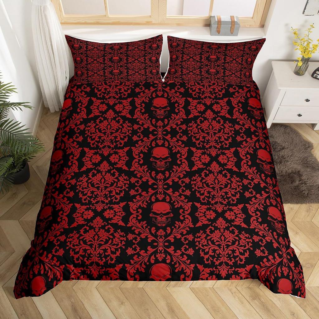 Gothic Style Down Comforter Set Bedding Set 3-piece Duvet Cover Set