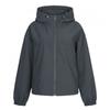 Shop Women S midSeaSon Windbreaker Hood Zip looSe Boxy Charcoal Siu Wjp260042
