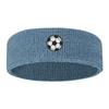 Polyester Cartoon Sports Headband Soccer Printed Polyester Knit Headband  Running