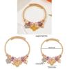 Fashion Alloy Adjustable Couple Bracelet With Heart Pendant For Travel Gift
