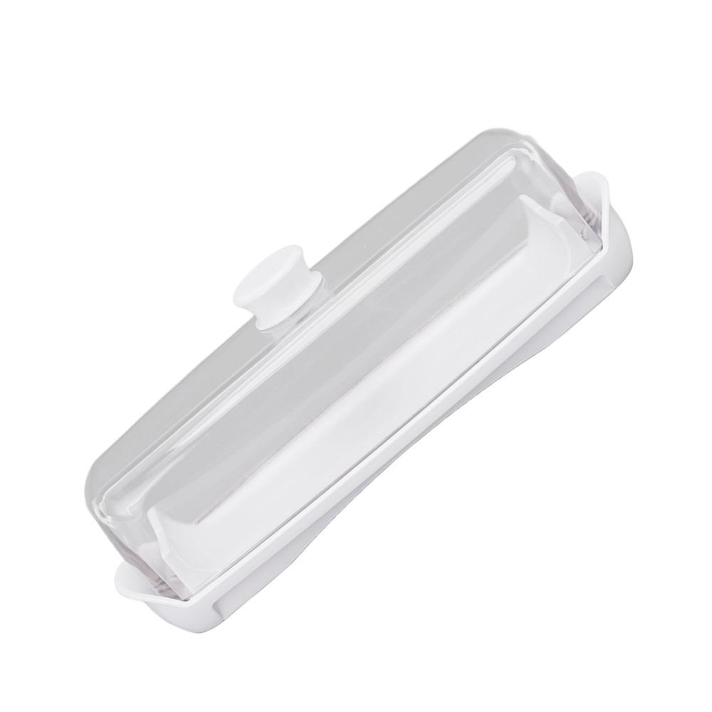 Transparent Cover Butter Storage Box Plastic Cheese Storage Container For Countertop