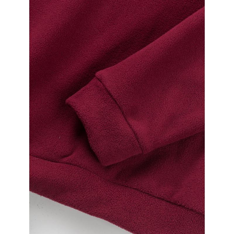 Men S Thick Fleece Half Zip Pullover Sweatshirt