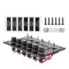 Panneau d'interrupteurs à bascule ON OFF 6 gangs DC 12V 24V pour bateau marin caravane camping-car