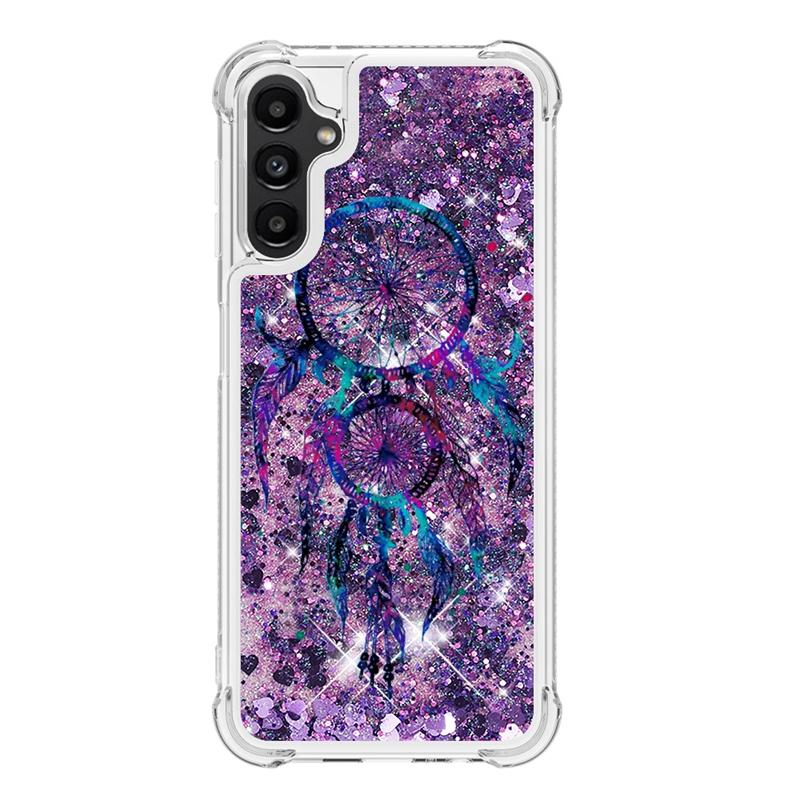 A54 SM-A546B Capa para Samsung Galaxy A54 Capa Desenho Animado Areia Movediça Líquido Dinâmico Capa para Samsung A 54 A34 A14 5G Capas de Telefone