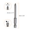 Magnetic Phillips Screwdriver Bit PH0 PH1 PH2 PH3 1/4" Hex Shank 65mm S2 Steel Screw Driver Bit Cross Head Electric Drill Bits