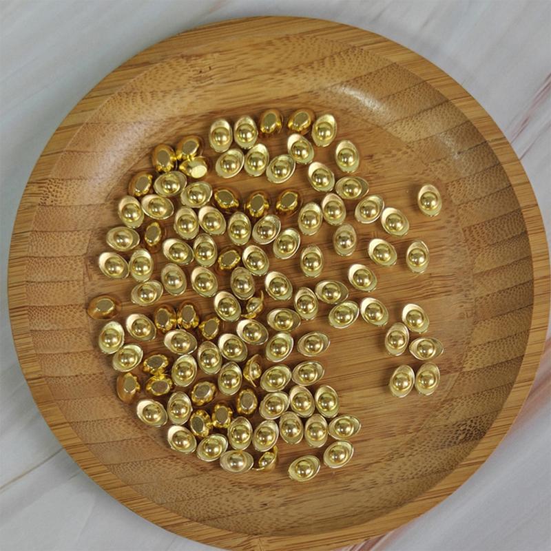 1Pc Simulated Gold Bar And Gold Ingot Ornament Mini Doll House Decoration Toys Miniature Model Diy Accessories