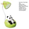 Panda Nachtlicht LED Schreibtisch Nachttisch Leselampe mit Schublade Dimmbar Wiederaufladbar Panda Tischlampe für Kinderzimmer Schlafzimmer