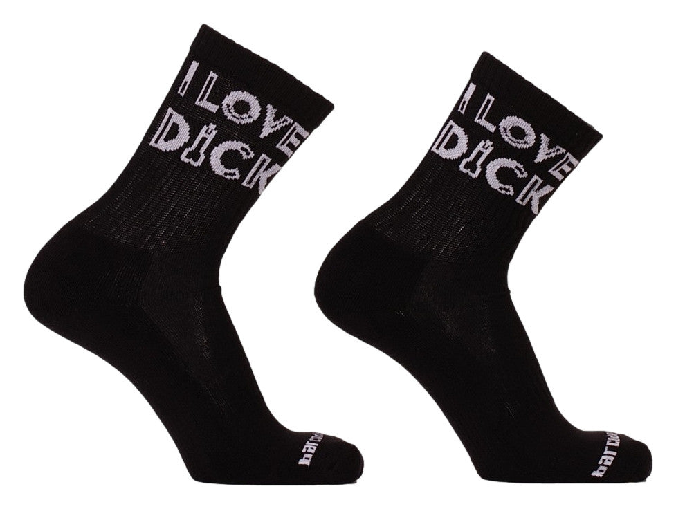 I Love Dick Socks Black - Barcode Berlin - SOCKS