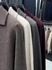 Hengyuanxiang Men's High-End Wool Lapel Zipper Sweater - 2025 Autumn/Winter Thick Knitwear