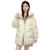 Down jacket women's high-end women's winter clothing short 90 duck down fashion hooded jacket Japanese and Korean style
