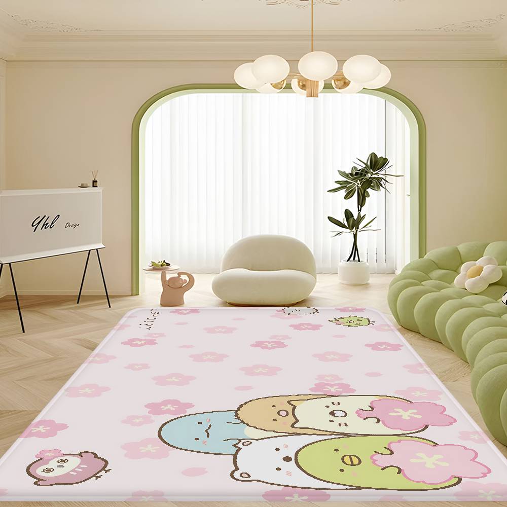 Cartoon Pink Sumikko Gurashi Kitchen Mat Cheaper Anti-slip Modern Living Room Balcony Printed Modern Home Decor