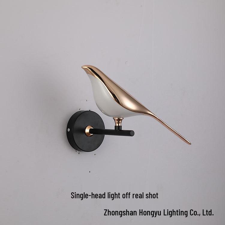 Lampă de Perete Nordică Creativă Pasăre Norocoasă - Rășină Lampă de Noapte de Noptieră & Decorațiune Animal