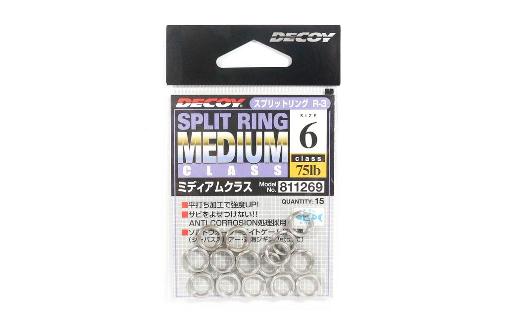 Decoy R-3 delte ringer Medium Klasse Størrelse 6 (1269)