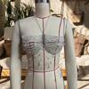 Beaded Body Chain Bra Multilayer Beads Chest Chains Body Accessories Jewelry for Women Girls Nightclub Raves Body Jewel