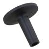 Yibuy 10 Pieces Black Drum Set Replacement Parts Felt Washer + Plastic Long Cymbal Sleeves with Flange Base