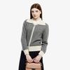 Women's Cable Zip-Up Cardigan AF420E-55NHDE