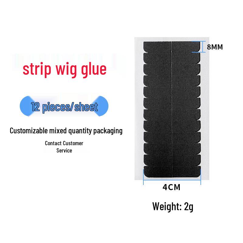 Transparentes Wasserdichtes Schweißfestes Perückenklebeband - Unsichtbar, Rückstandsfrei, Doppelseitig, Hohe Viskosität, Anti-Exposition.