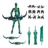 3D Printed Robot Action Figure with Accessories Movable Joints Robot Model Toy Articulated Dummy Figurine Decoration Ornament