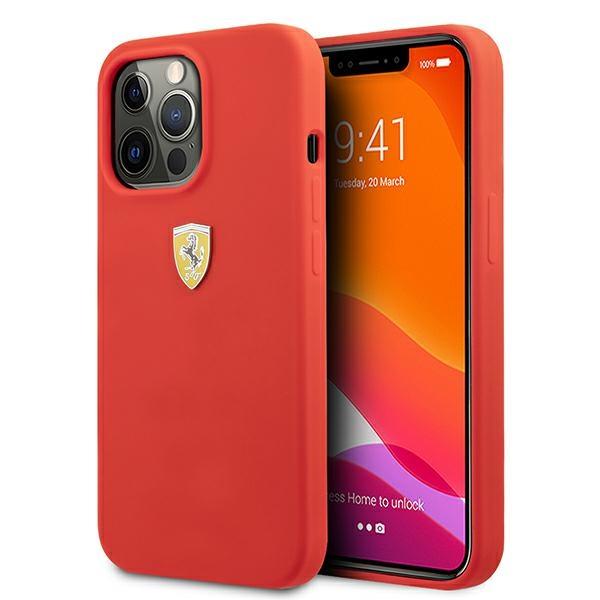 Ferrari Fessihcp13Xre Iphone 13 Pro Max6,7 Czerwony/Red Hardcase Silicone
