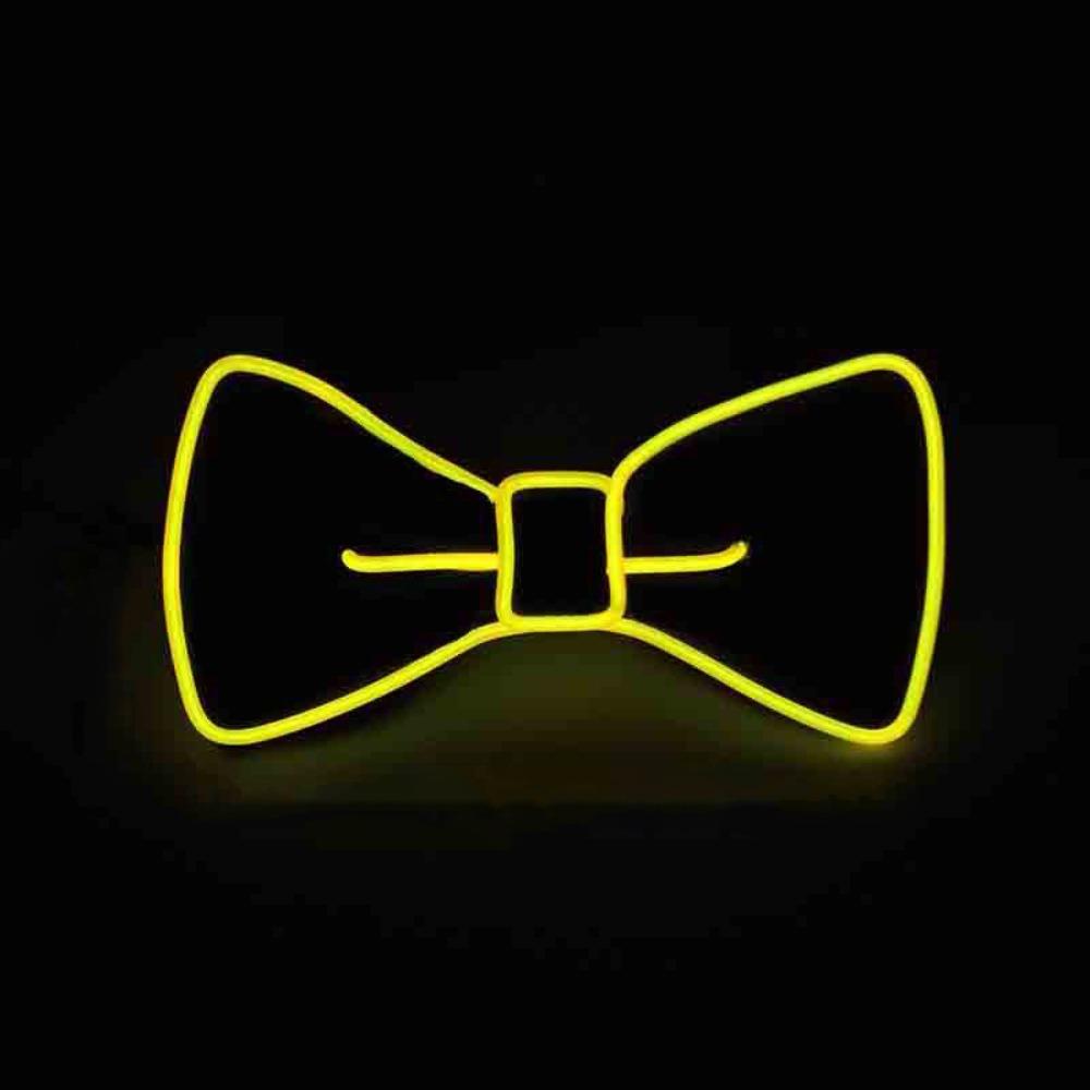 10 Colors Luminous Colored Ties EL Wire Stage Prop Clothing  Party Halloween Christmas