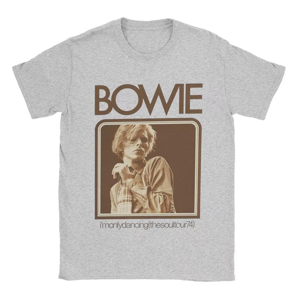 Davids Bowied Herren T-Shirt Neuheit T-Shirts Kurzarm Rundhals T-Shirts Reine Baumwolle 4XL Oberteile