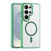 Transparent Magnetic Case For Samsung Galaxy S26 Ultra S25 FE S24 Plus S23 For MagSafe Wireless Charging Metal keys Cover Funda