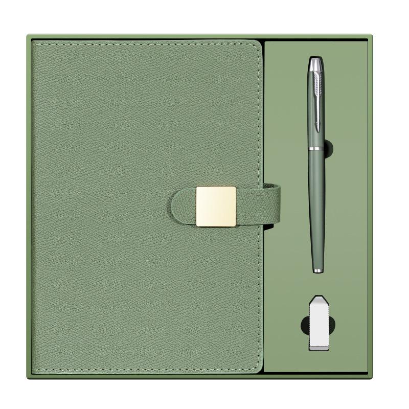 Customized Logo Laptop Gift Set: Thickened Notebook with Clasp, Perfect for Business Office Culture Gifts