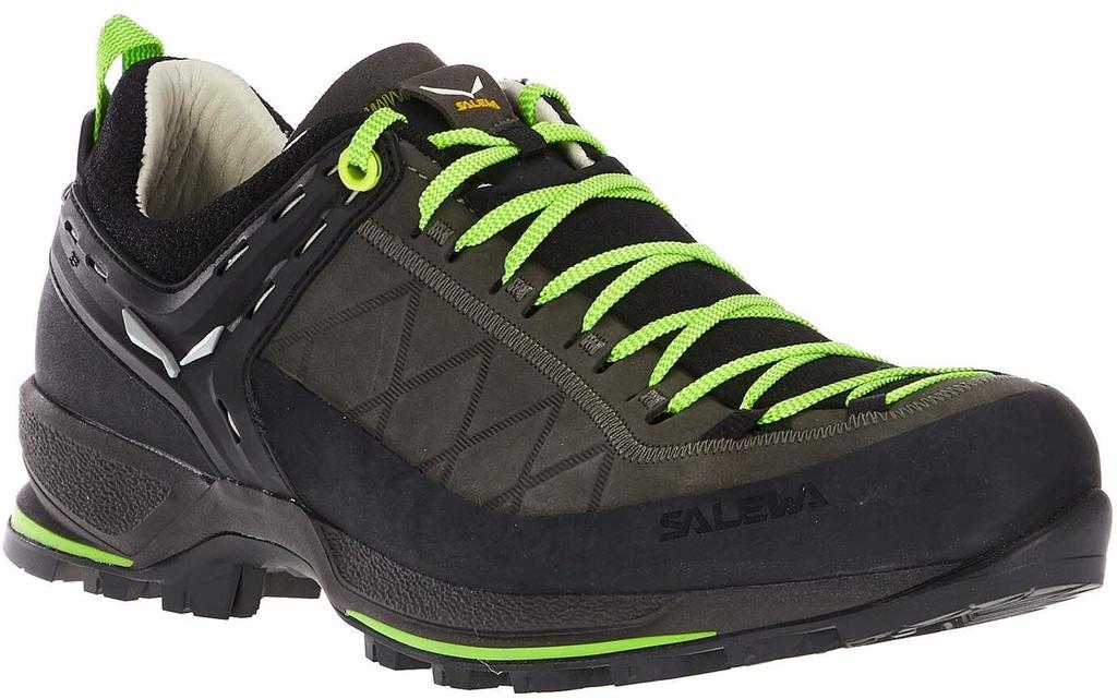 Обувь для треккинга Salewa Mountain Trainer 2 Leather (61357) smoked/fluo green