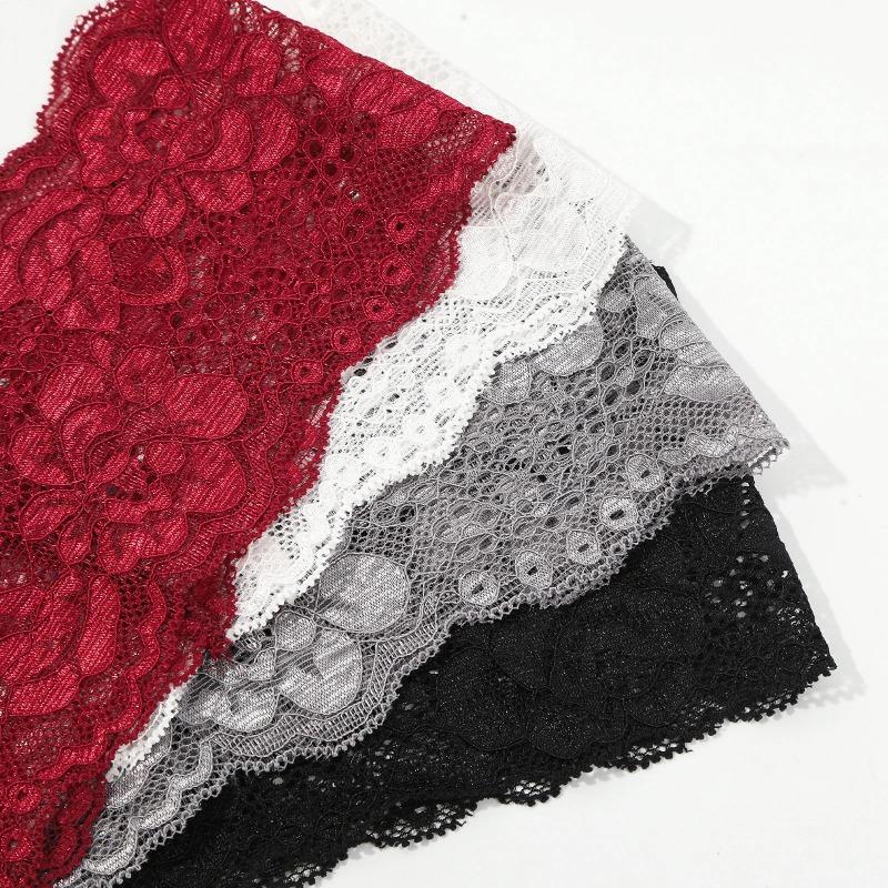 Floral Lace Headbands for Women Elastic Wide Band Hair Accessories for Soft Comfortable Styling Fashion Hairband