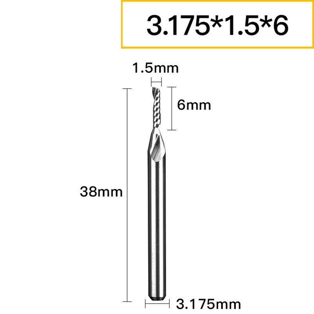 Efficient and Spiral Milling Cutter Perfect for Acrylic and Board