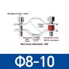1Pcs 304 Stainless Steel Stainless Steel Pipe Bracket OD 8-325mm Pipe Clamp  for Water Pipe