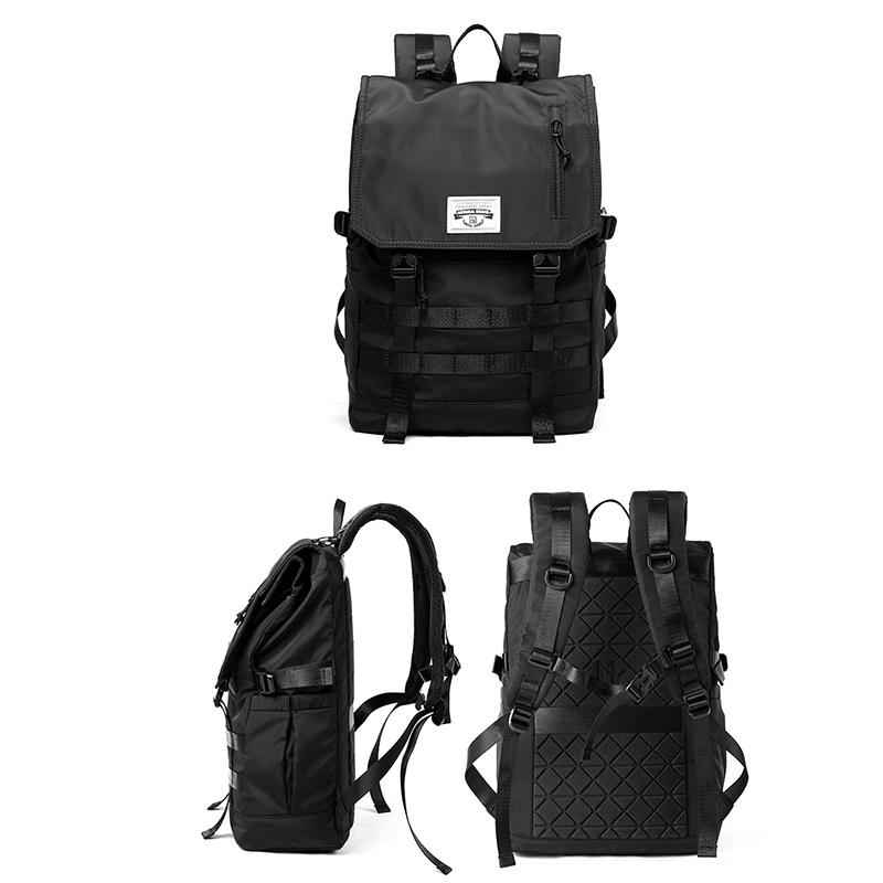 Large Backpack Fashion Man Schoolbag 17in Travel Backpacks Oxford Cloth Male Laptop Rucksack Sport Student Bagpack 20-35L