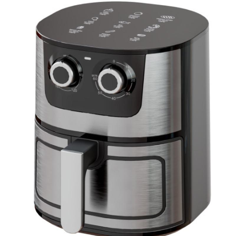 2400W Intelligent Household 7L Large Capacity Electric Fryer Kitchen Processing Appliance High Power Visual Air Fryer