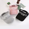 Knitted Empty Cap Summer Alphabet Outdoor Sports Cycling Visor Dew Ponytail Cap Fashion Trend