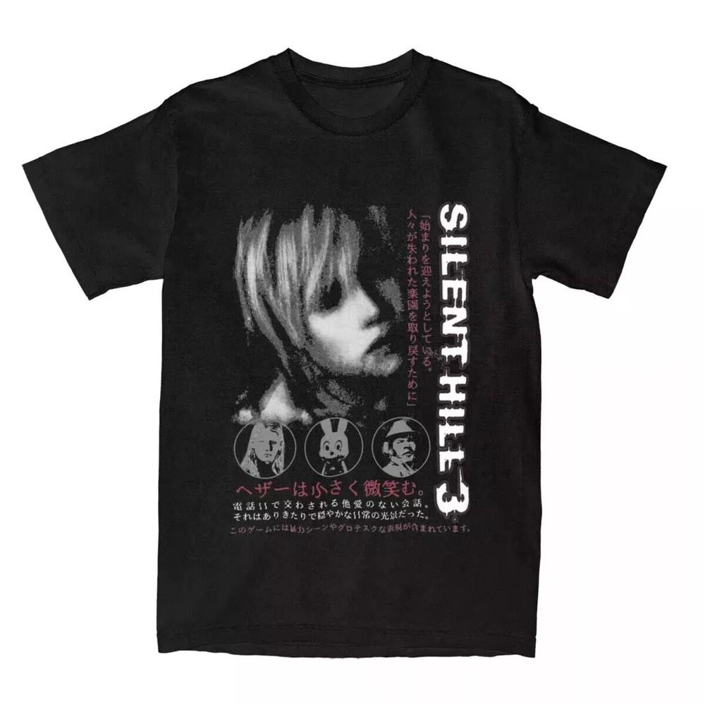 Silent Hill 3 Black T-Shirt Silent Hill Tee Horror Game T-Shirt L1109_03 Unisex T-Shirt XXL