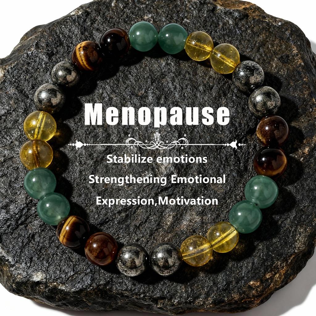 Festive Gifts Tiger Eye Green Aventurine Citrine Pyrite Beaded Bracelet Natural Fashion Jewelry For Men Women Daily Wear Gift