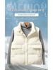 Women's Fashionable Winter Down Vest - Korean Style, Petite, Short Length