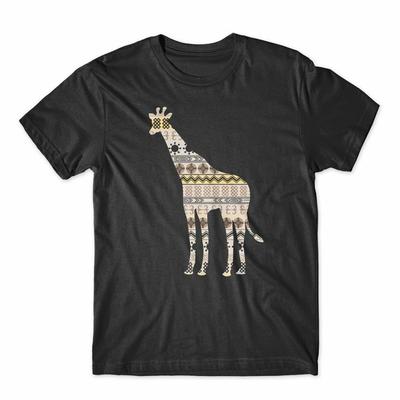 T-shirt Ornement Girafe 100% Coton Premium NEUF
