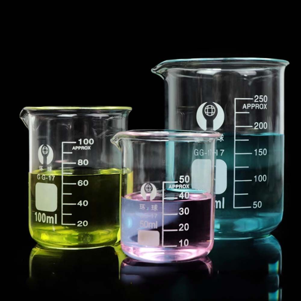 Thicken Lipstick Heating Beaker 10ml 25ml 50ml 100ml 150ml Transparent Scaled Measuring Cup Heat-resist DIY