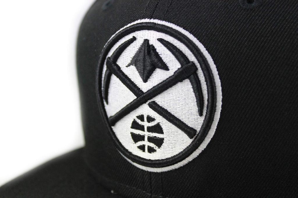 9FIFTY Snapback Cap BLACK WHITE NBA Western Conference Denver Nuggets [New Era] &