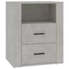 Maison Exclusive - Table de chevet Gris béton 50x36x60 cm Bois d'ingénierie