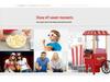 Compact Electric Popcorn Maker, Mini Household Hot Air Popcorn Machine